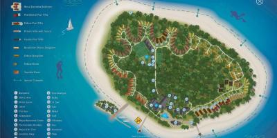 Kurumba maldives resort térkép