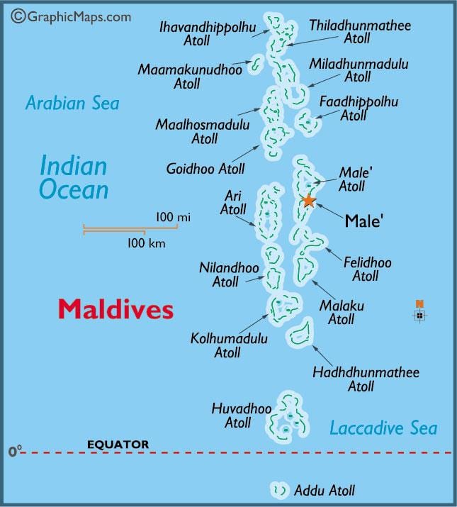 baa atoll maldív-szigetek térkép