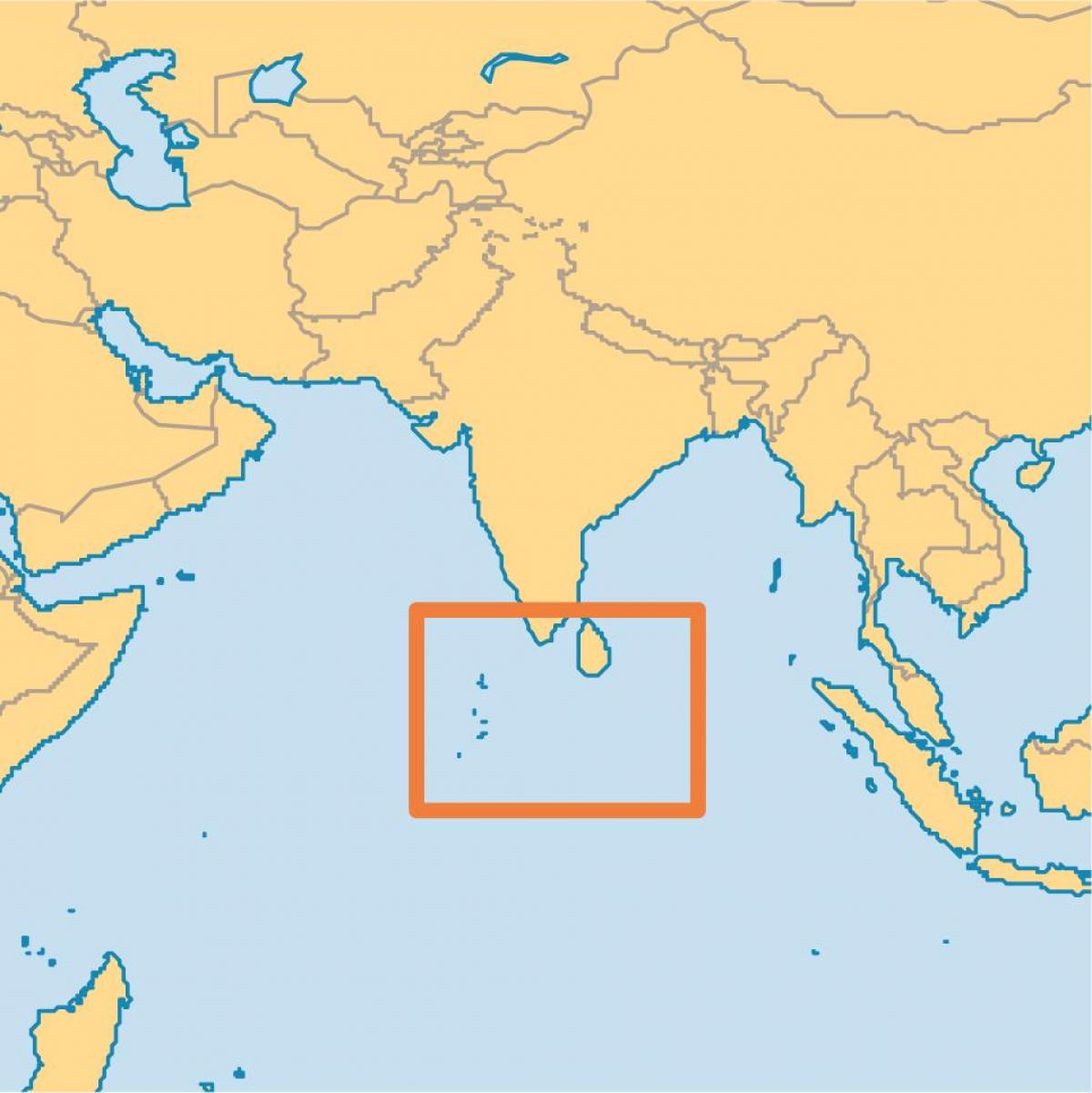 maldív-szigetek sziget helyét a világ térkép