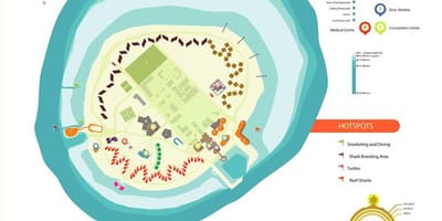 Térkép a bandos maldív-szigetek