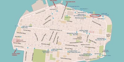 Térkép a férfi a város maldív-szigetek