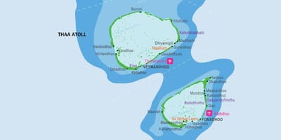 Térkép kandooma maldív-szigetek
