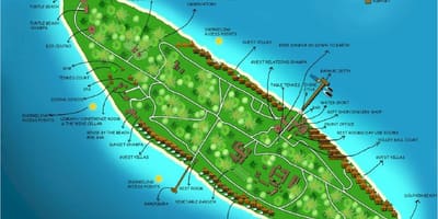 Vaadhoo island maldív-szigetek térkép
